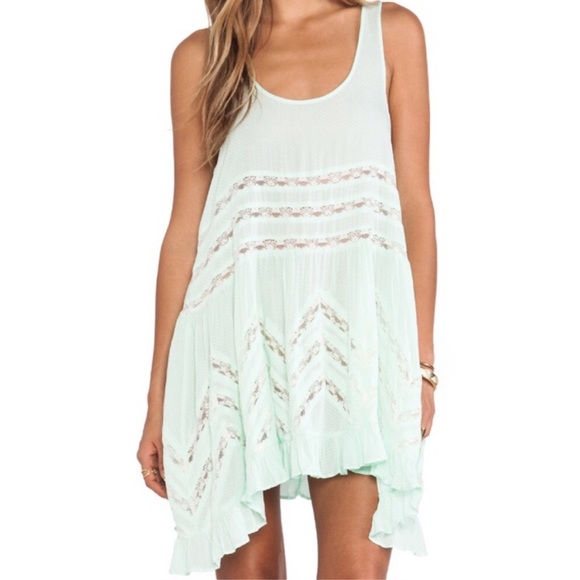 Free People Other - Free People Voile & Lace Trapeze Slip Dress
